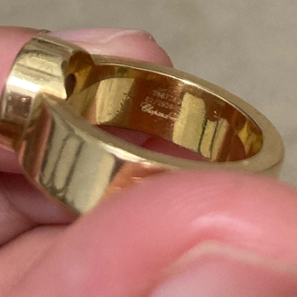 💯 Authentic 18k Chopard Happy Heart diamond ring - Picture 3 of 8